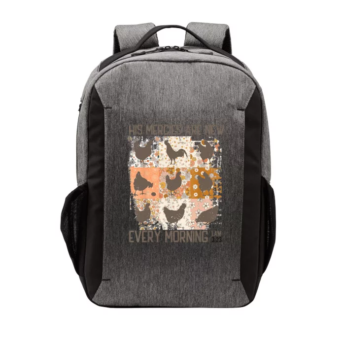 Chicken His Mercies Are New Every Morning Lam 3 23 Vector Backpack