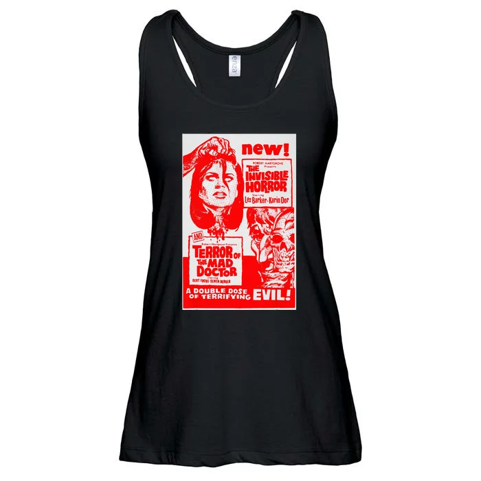 Classic Halloween Monster Poster Horror Movie Ladies Essential Flowy Tank