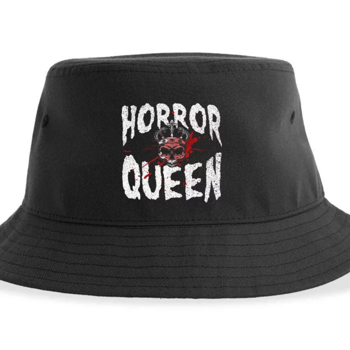 Cool Horror Movie Art Horror Queen Halloween Sustainable Bucket Hat