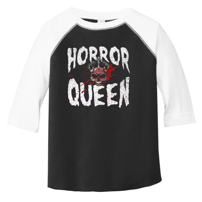 Cool Horror Movie Art Horror Queen Halloween Toddler Fine Jersey T-Shirt