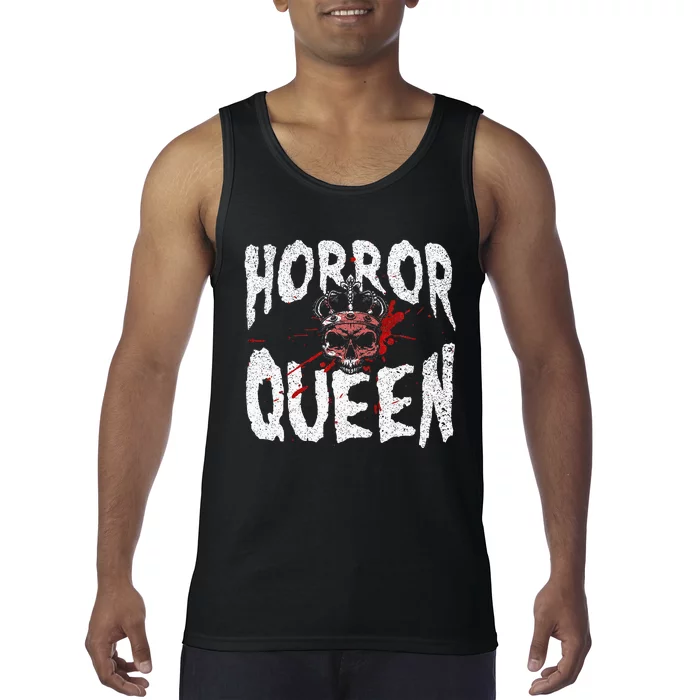 Cool Horror Movie Art Horror Queen Halloween Tank Top