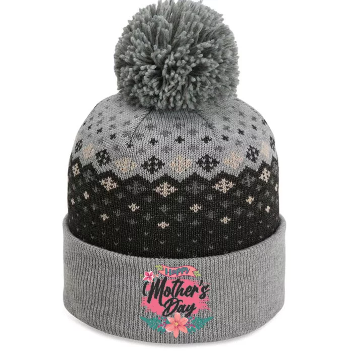 Cute Happy Mother's Day The Baniff Cuffed Pom Beanie