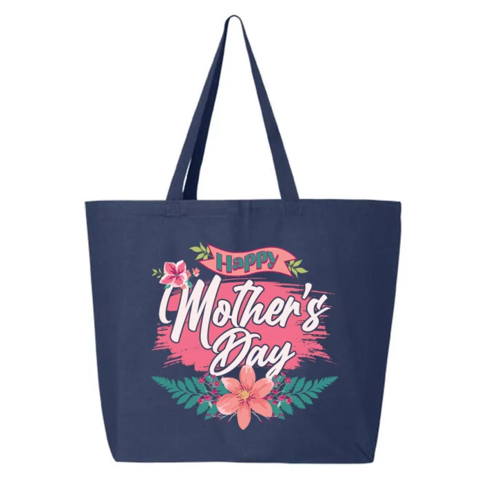 Cute Happy Mother's Day 25L Jumbo Tote