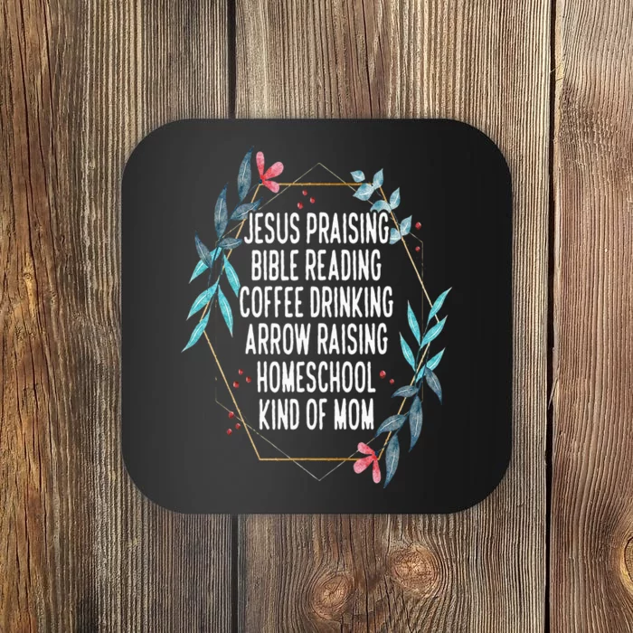 Christian Homeschool Mom Coaster