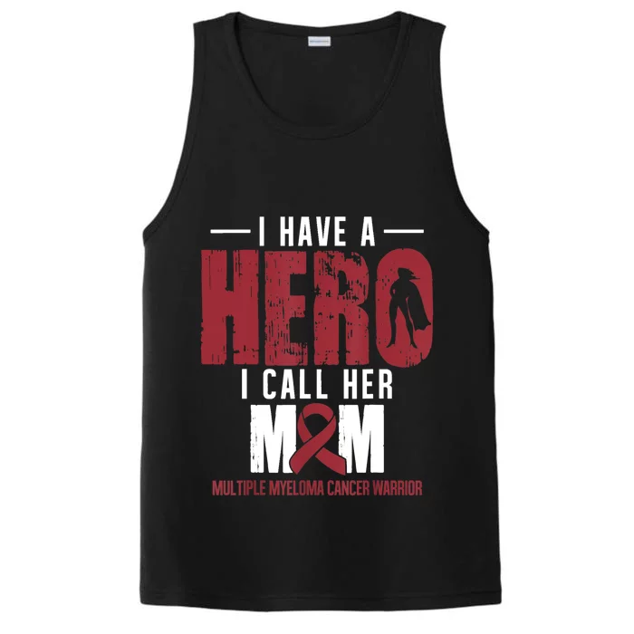 Call Her Mom Multiple Myeloma Cancer Awareness Support Performance Tank