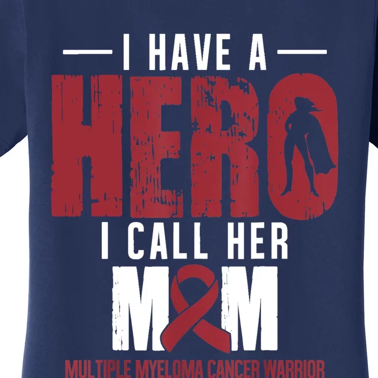 Call Her Mom Multiple Myeloma Cancer Awareness Support Women's T-Shirt