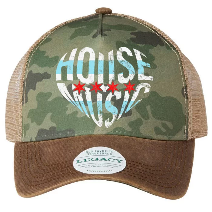 Chicago House Music I Love House Music Dj Legacy Tie Dye Trucker Hat