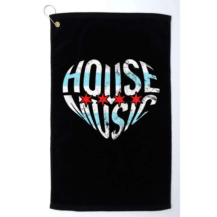 Chicago House Music I Love House Music Dj Platinum Collection Golf Towel