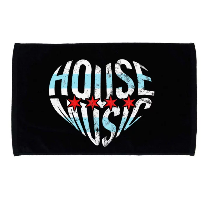 Chicago House Music I Love House Music Dj Microfiber Hand Towel