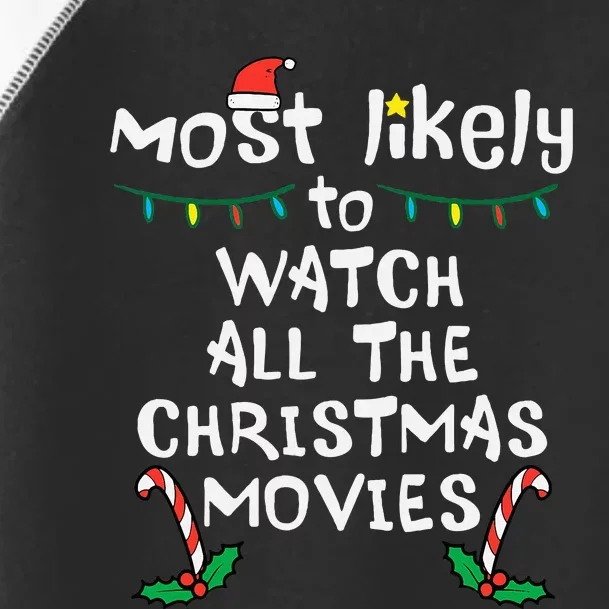 Cozy Holiday Movie Time Festive Family Matching Toddler Fine Jersey T-Shirt