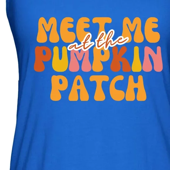 Cute Halloween Meet Me At The Pumpkin Patch Spooky Season Gift Ladies Essential Flowy Tank