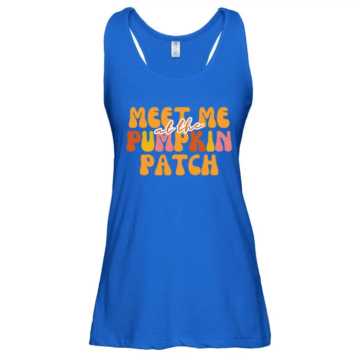 Cute Halloween Meet Me At The Pumpkin Patch Spooky Season Gift Ladies Essential Flowy Tank