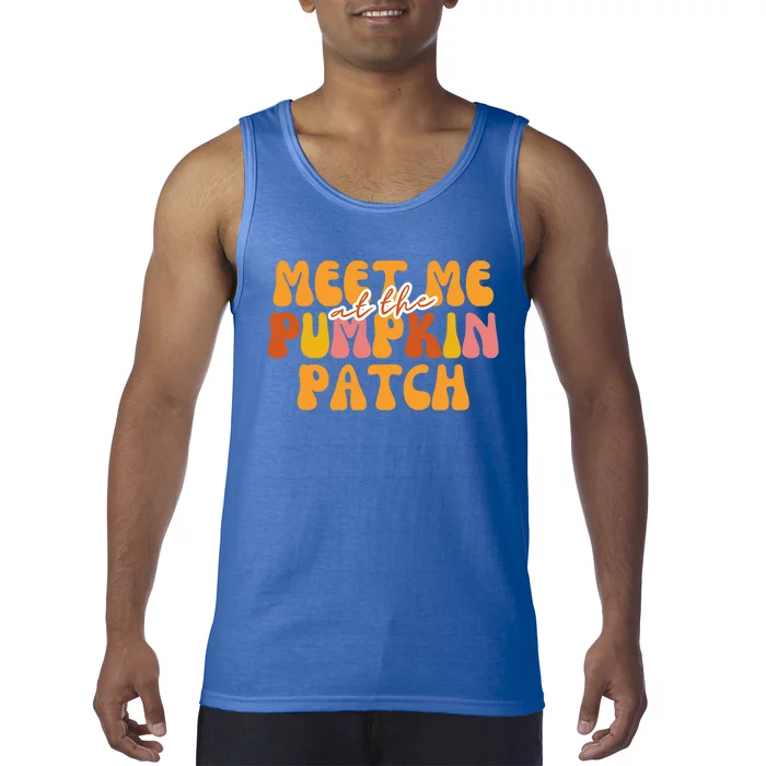 Cute Halloween Meet Me At The Pumpkin Patch Spooky Season Gift Tank Top