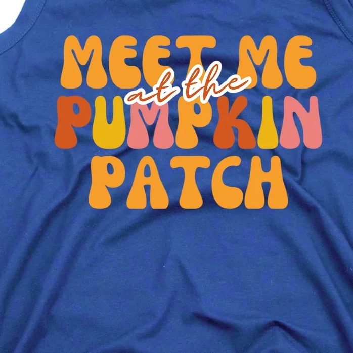 Cute Halloween Meet Me At The Pumpkin Patch Spooky Season Gift Tank Top