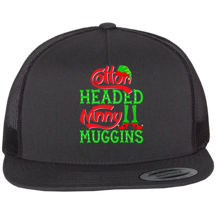 Cotton Headed Ninny Muggins ELF Christmas Xmas Holiday Flat Bill Trucker Hat