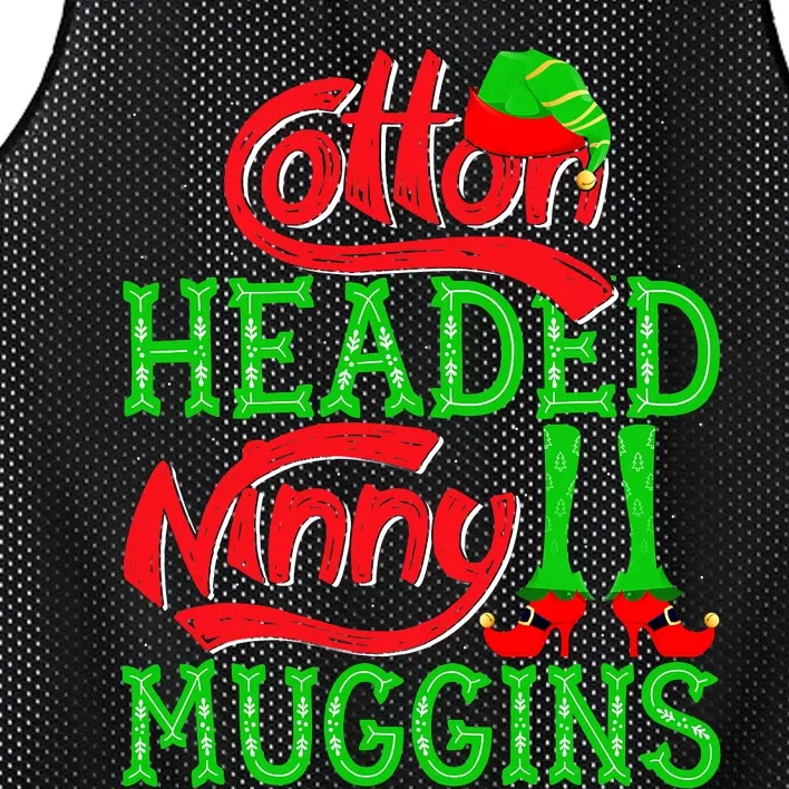 Cotton Headed Ninny Muggins ELF Christmas Xmas Holiday Mesh Reversible Basketball Jersey Tank