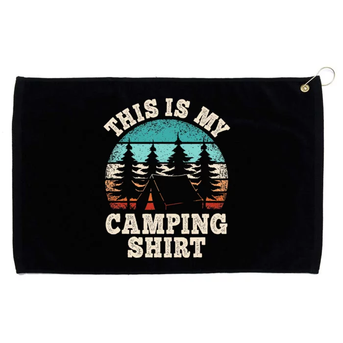 Camper Hiking Nature Outdoor This Is My Camping Grommeted Golf Towel