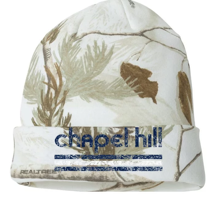 Chapel Hill North Carolina Retro Vintage Throwback Kati - 12in Camo Beanie