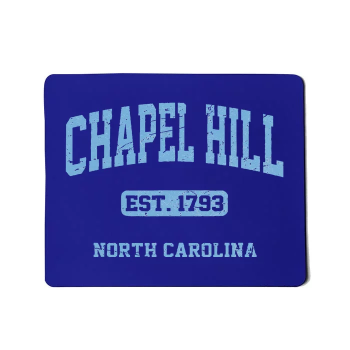 Chapel Hill North Carolina NC Vintage State Athletic Style Mousepad