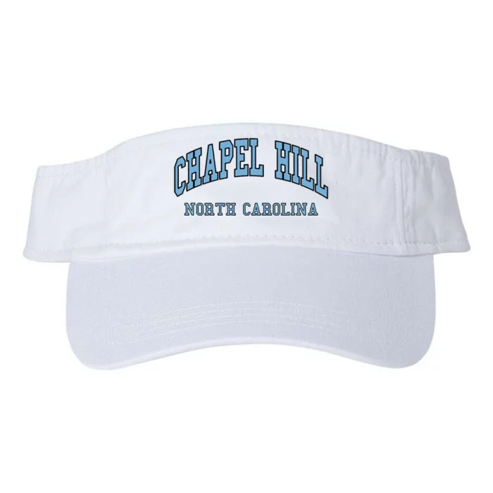 Chapel Hill North Carolina Throwback Valucap Bio-Washed Visor