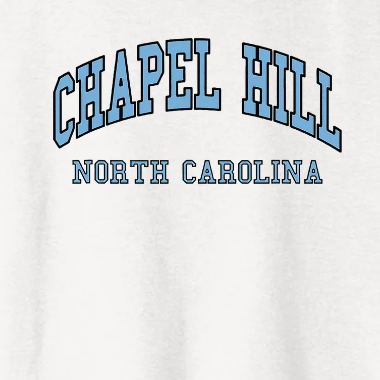 Chapel Hill North Carolina Throwback Women's Crop Top Tee