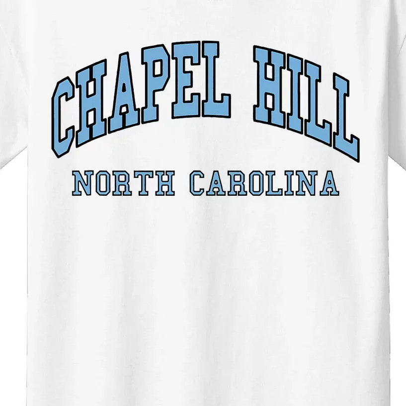 Chapel Hill North Carolina Throwback Kids T-Shirt