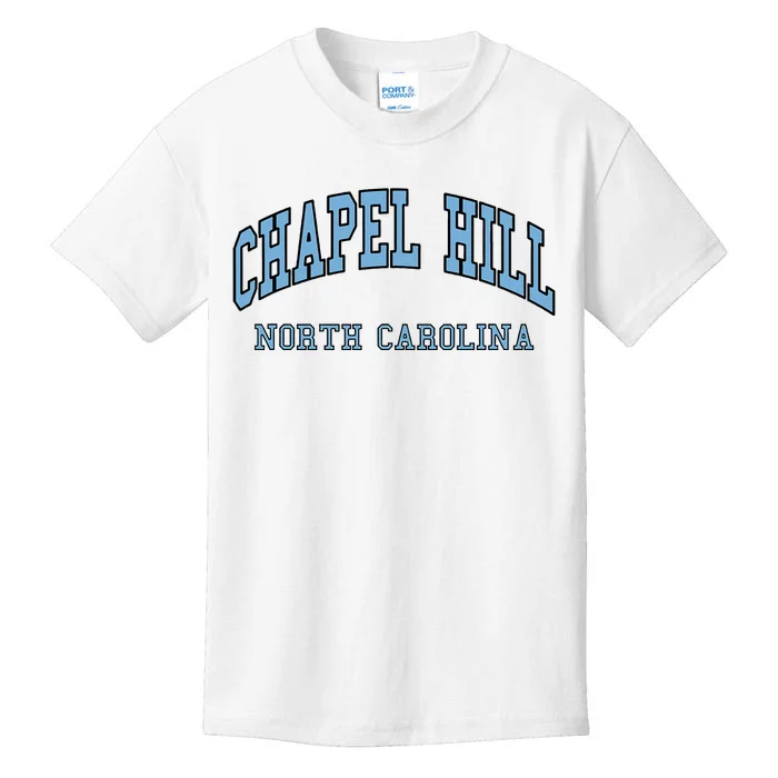 Chapel Hill North Carolina Throwback Kids T-Shirt