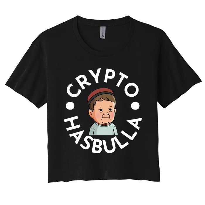 Crypto Hasbulla Nft Women's Crop Top Tee