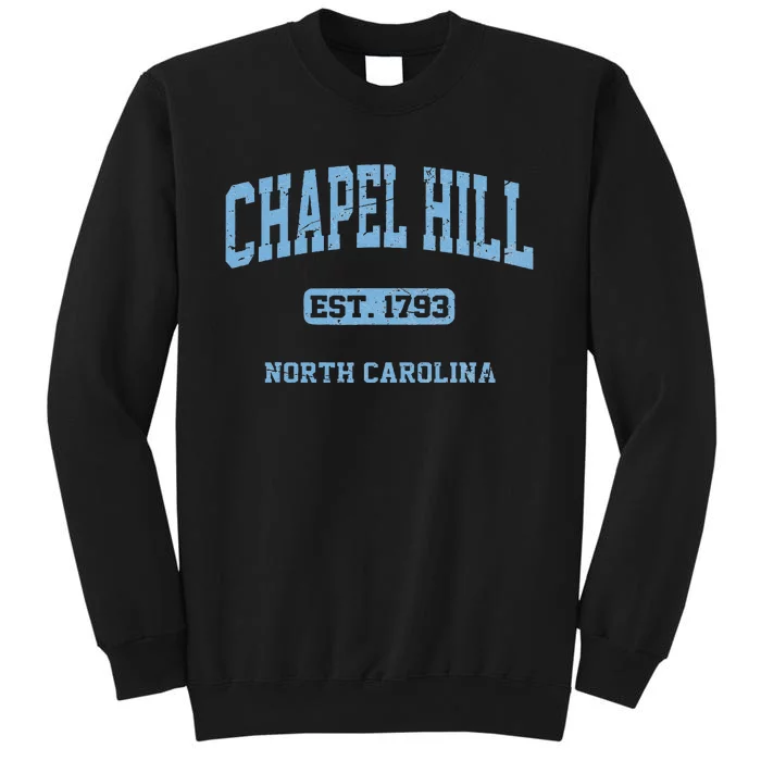 Chapel Hill North Carolina NC Vintage State Athletic Style Sweatshirt