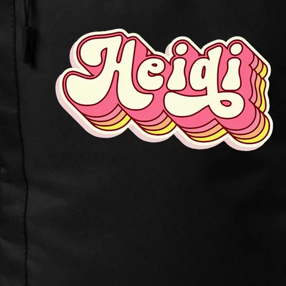 Customized Heidi Name Personalized Last Name Gift Daily Commute Backpack