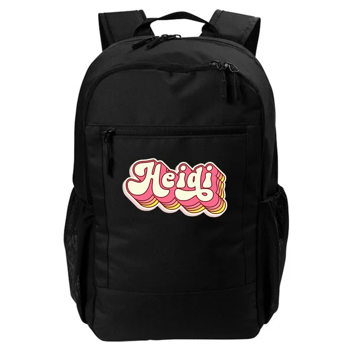 Customized Heidi Name Personalized Last Name Gift Daily Commute Backpack