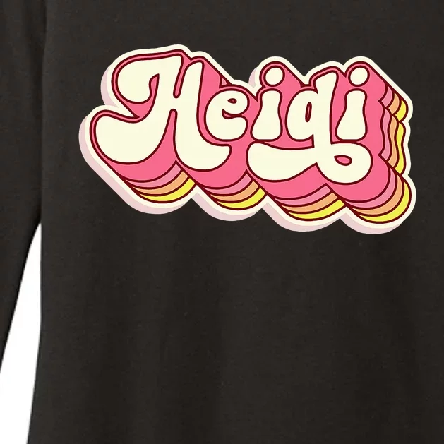 Customized Heidi Name Personalized Last Name Gift Womens CVC Long Sleeve Shirt