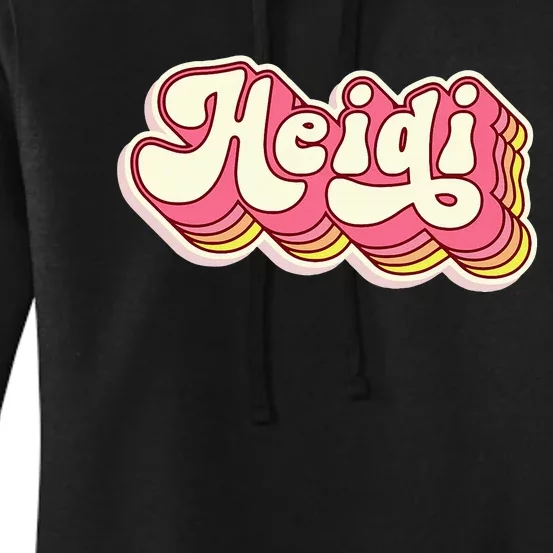 Customized Heidi Name Personalized Last Name Gift Women's Pullover Hoodie