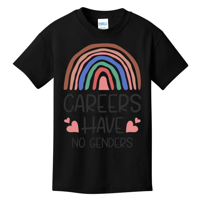 Careers Have No Genders Kids T-Shirt