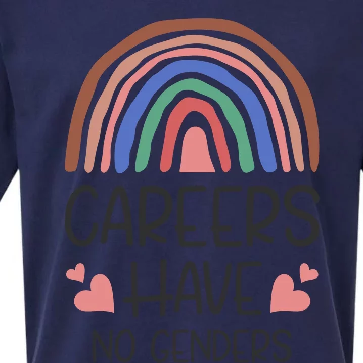 Careers Have No Genders Sueded Cloud Jersey T-Shirt