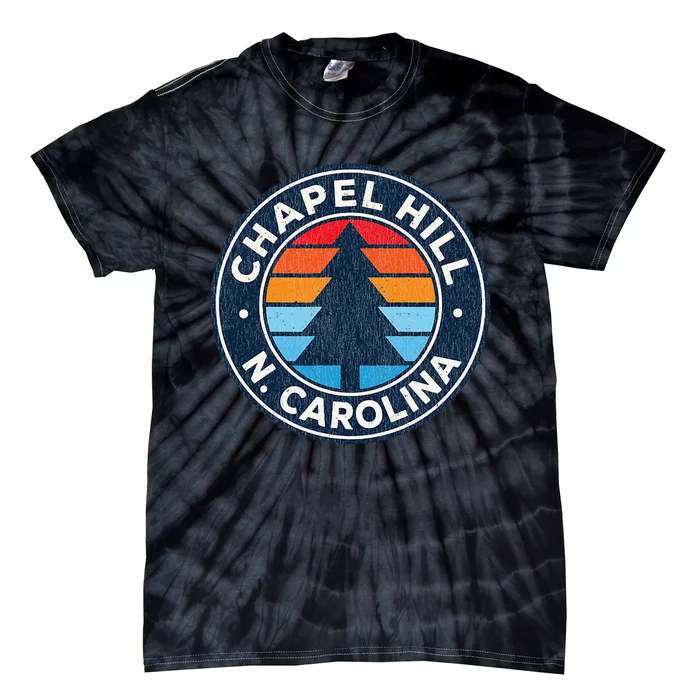 Chapel Hill North Carolina Nc Vintage Graphic Retro 70s Tie-Dye T-Shirt