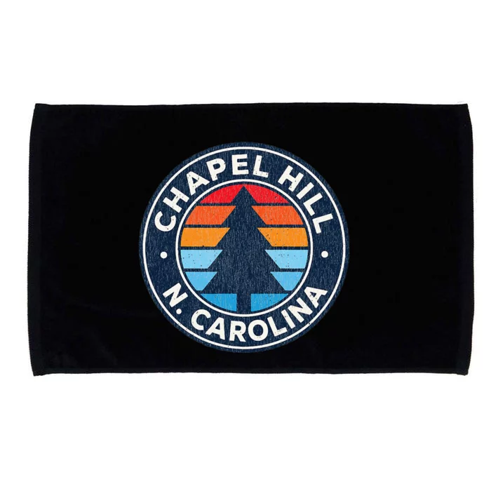 Chapel Hill North Carolina Nc Vintage Graphic Retro 70s Microfiber Hand Towel