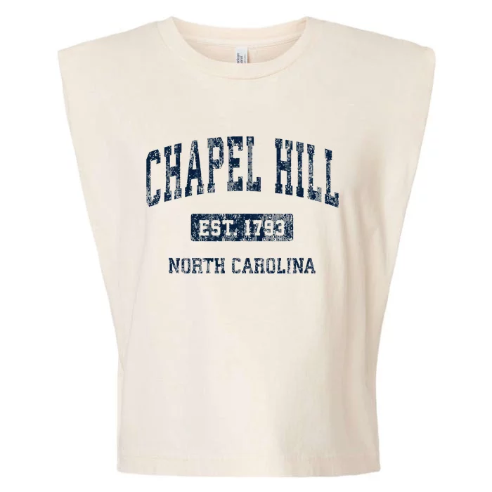 Chapel Hill North Carolina Nc Vintage Athletic Garment-Dyed Women's Muscle Tee