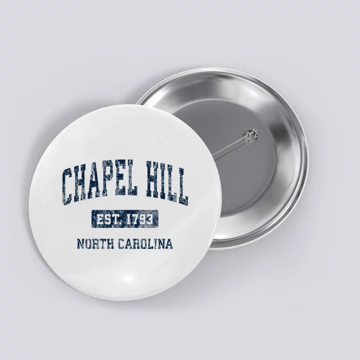 Chapel Hill North Carolina Nc Vintage Athletic Button