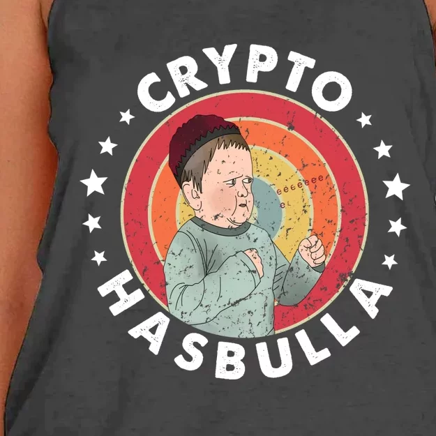 Crypto Hasbulla Nft Funny Hasbulla Magomedov Women's Knotted Racerback Tank