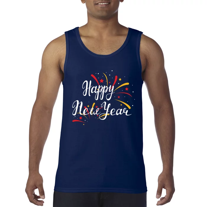 Cute Happy New Year Gift Tank Top