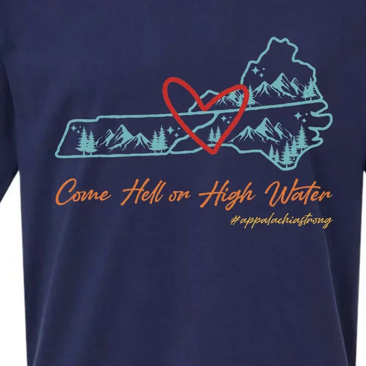 Come Hell Or High Water – Appalachian Strong Retro Sueded Cloud Jersey T-Shirt