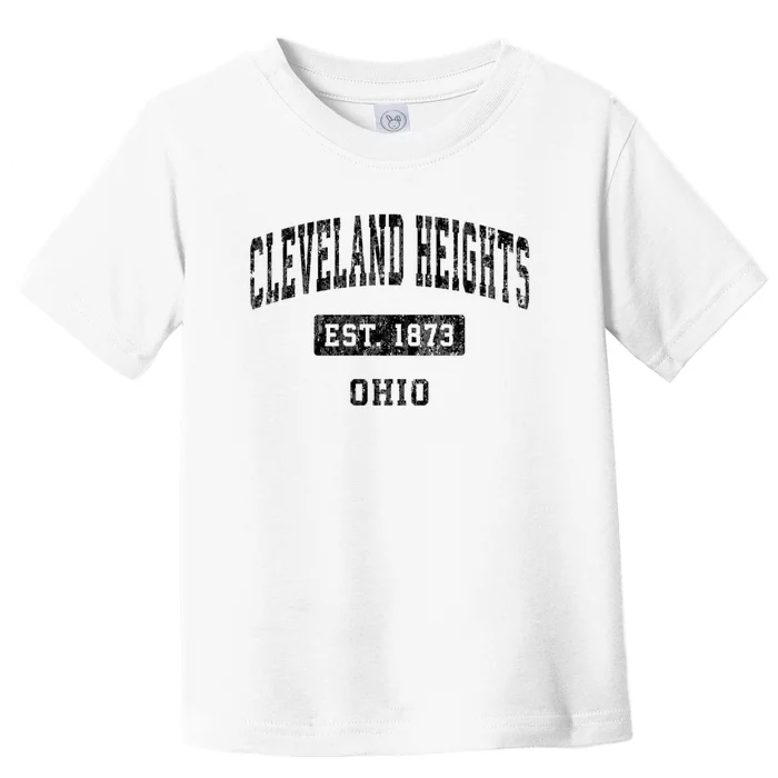 Cleveland Heights Ohio Oh Vintage Established Sports Design Toddler T-Shirt