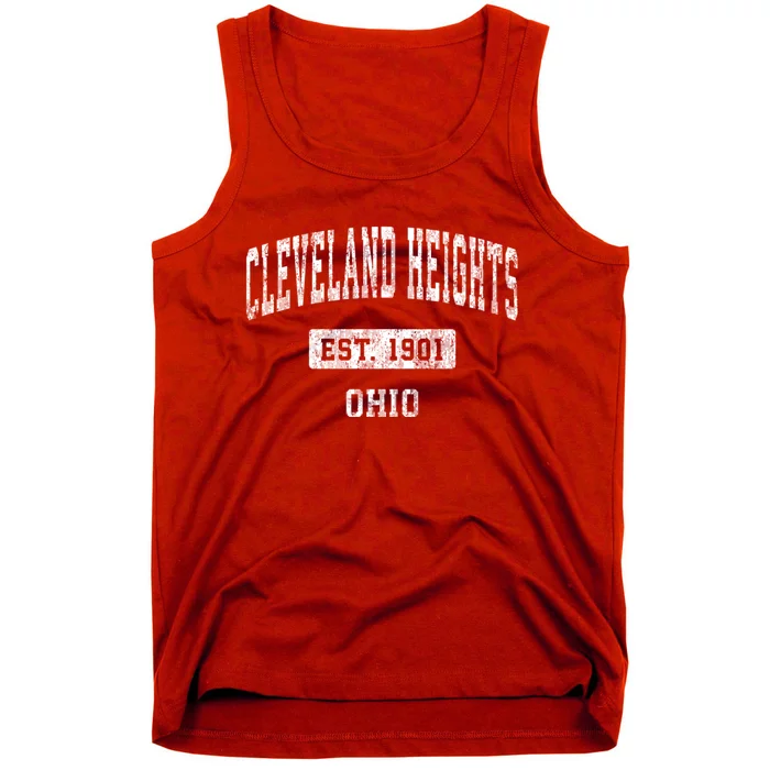 Cleveland Heights Ohio Oh Vintage Sports Tank Top