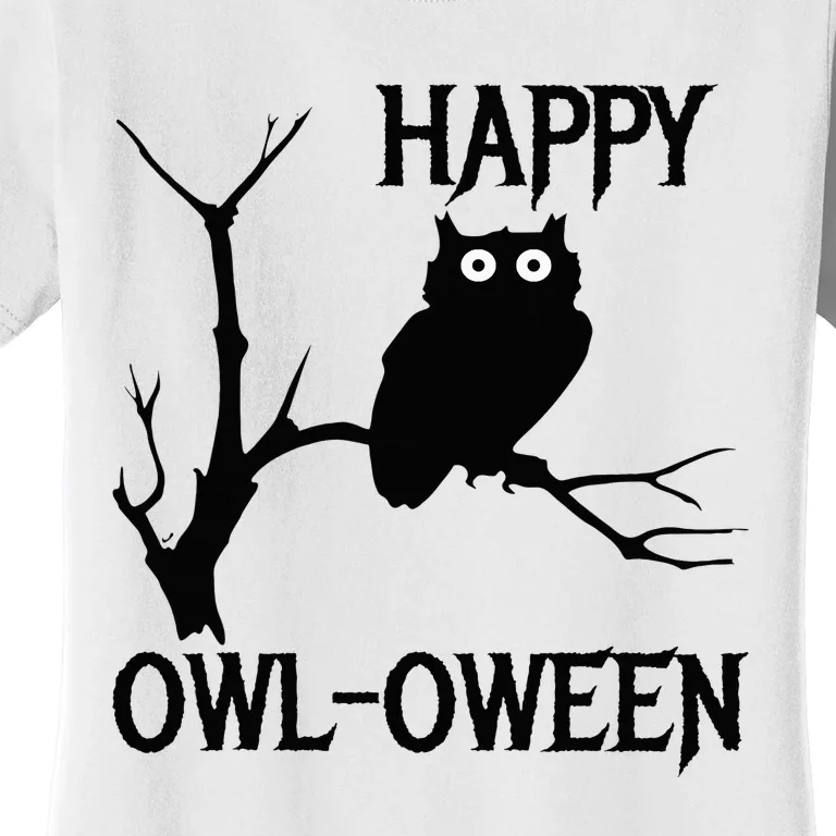 Cute Halloween Owl  Great for Happy Owloween Women's T-Shirt