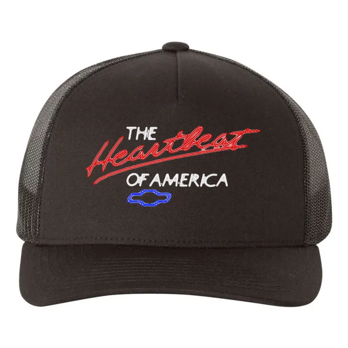 C.H.E.V.R.O.L.E.T Heartbeat Of American 35391 Yupoong Adult 5-Panel Trucker Hat