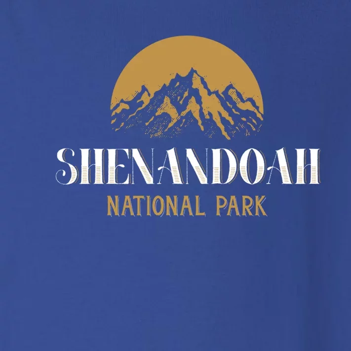 Camping Hiking Outdoor Gift Shenandoah National Park Gift Toddler Long Sleeve Shirt