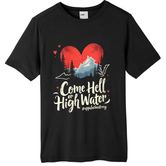 Come Hell Or High Waterv Nc Vn Tn Vneck ChromaSoft Performance T-Shirt