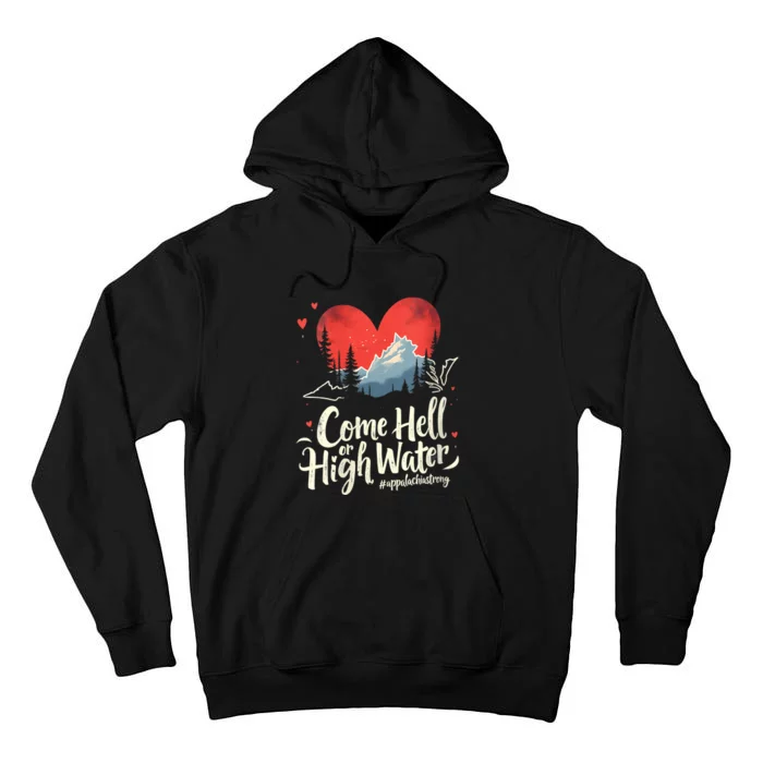 Come Hell Or High Waterv Nc Vn Tn Vneck Tall Hoodie