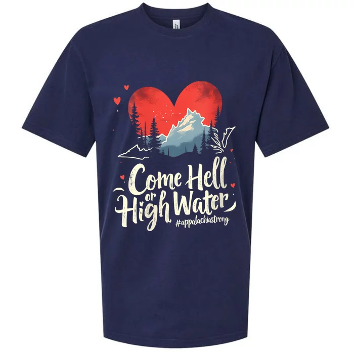 Come Hell Or High Waterv Nc Vn Tn Vneck Sueded Cloud Jersey T-Shirt